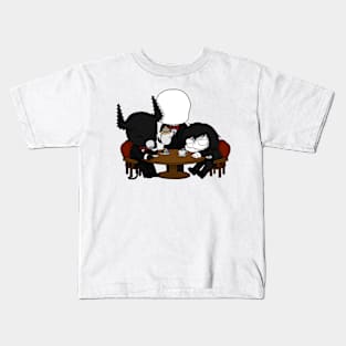 creepypasta tea party Kids T-Shirt